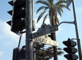 Der Sunset Boulevard in Los Angeles, Quelle: Sebastian Stefanov, www.gameobserver.com