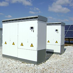 Sunny Central 500 CP-Wechselrichter in der 1,15 MWp-Anlage in Sbor, Bulgarien