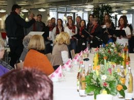 Der SMA Chor in Aktion
