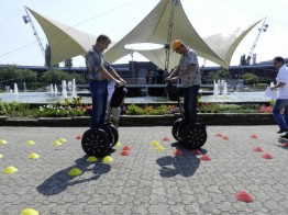 Der SEGWAY Geschlicklichkeits-Parcour