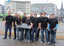 Das SMA Juniorteam mit ihrem Sun Rider