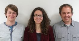 Beate Fischer, Georg Blum und Peter Moser vom IdE Institut dezentrale Energiekonzepte