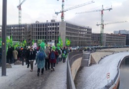 Gemeinsam ging´s zum Brandenburger Tor
