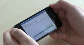 Home Manager Benutzeroberfläche auf SmartPhone