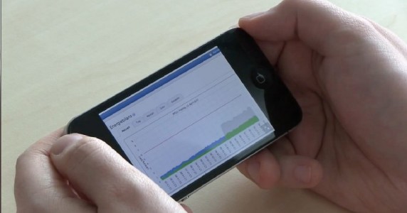 Home Manager Benutzeroberfläche auf SmartPhone