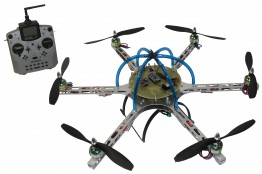 Der fertige Hexakopter.
