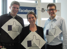 Jannis, Leonie und Henrik vom SMA Social-Media-Team