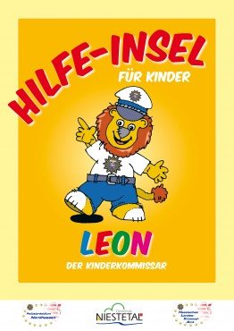 Plakat LEON-Hilfeinsel für Kinder