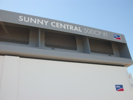 Als Ersatzgerät kommt ein Sunny Central CP zum Einsatz