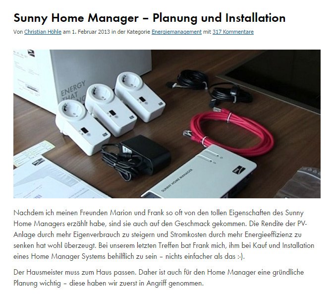 Praktische Anleitung: So plane und installiere ich den Sunny Home Manager