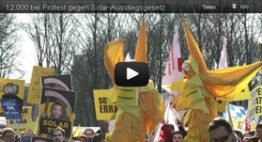 12000 bei Protest gegen Solar-Ausstiegsgesetz