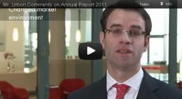 Mr. Urbon comments on Annual Report 2011
