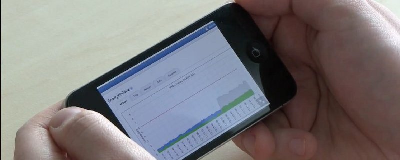 Home Manager Benutzeroberfläche auf SmartPhone