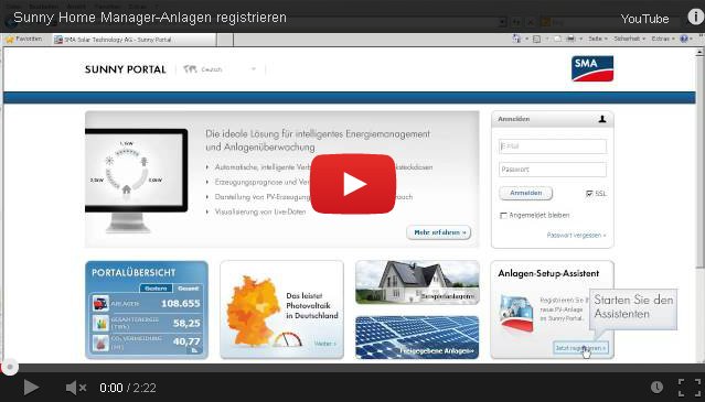 Sunny Portal Registrierung Sunny Portal Registrierung