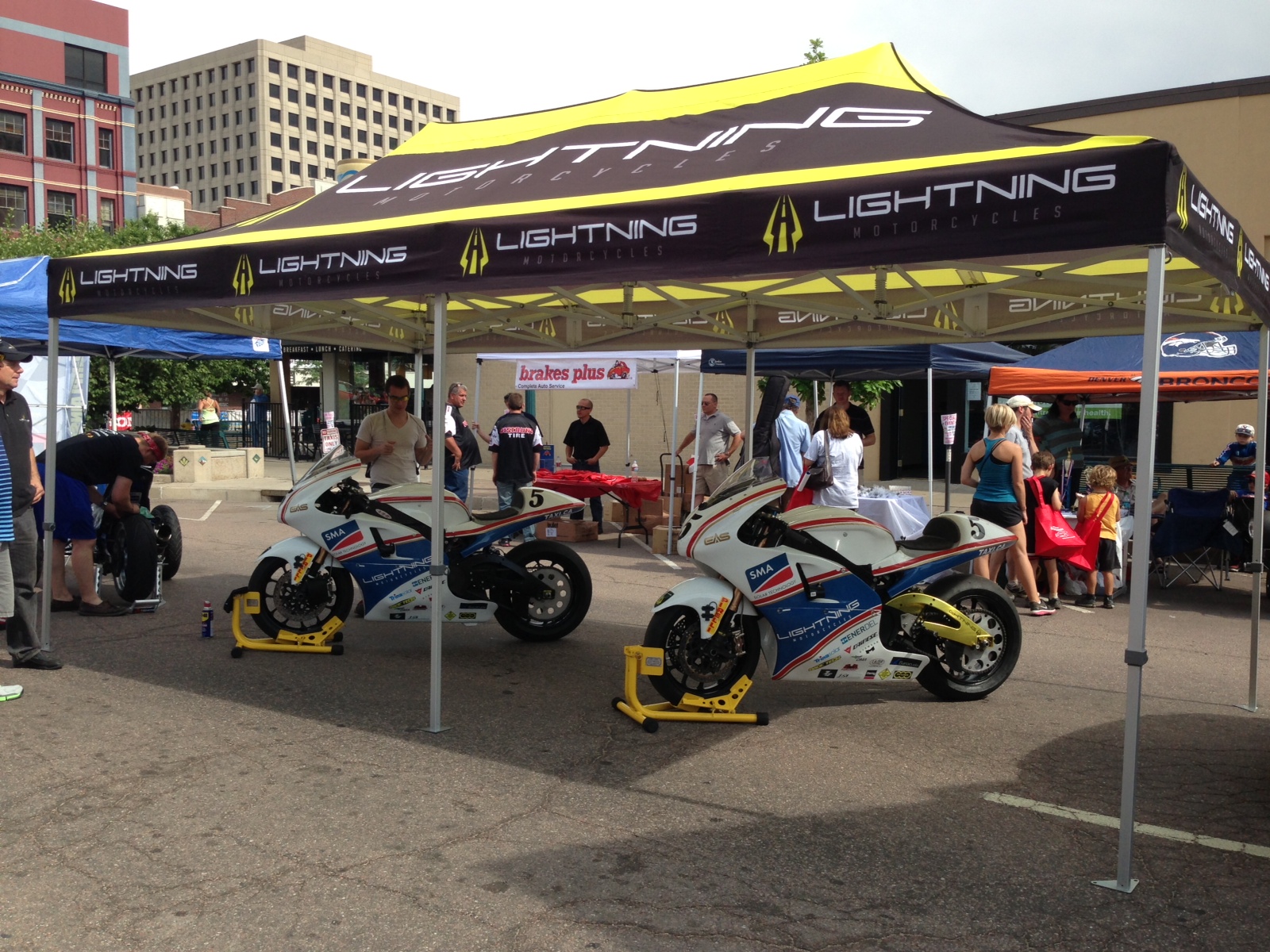 Lightning Motorcycle's SuperBike at Pikes Peak's Fan Fest 