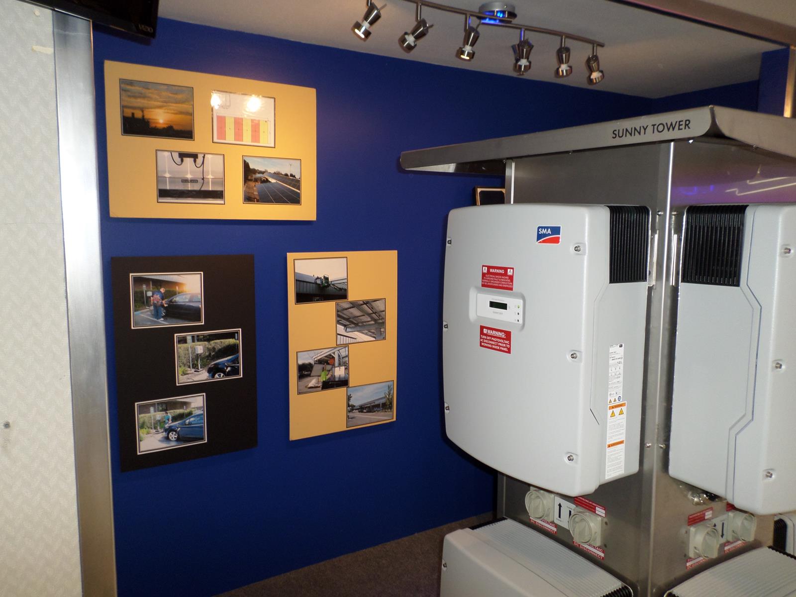 The installation process was documented and is now used to teach students about solar. 