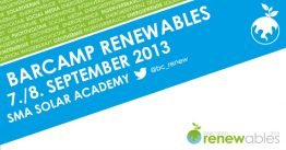 Barcamp Renewables 2013