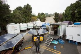 Thanks to a solar system Bateman's new film doesn't need noisy generators 