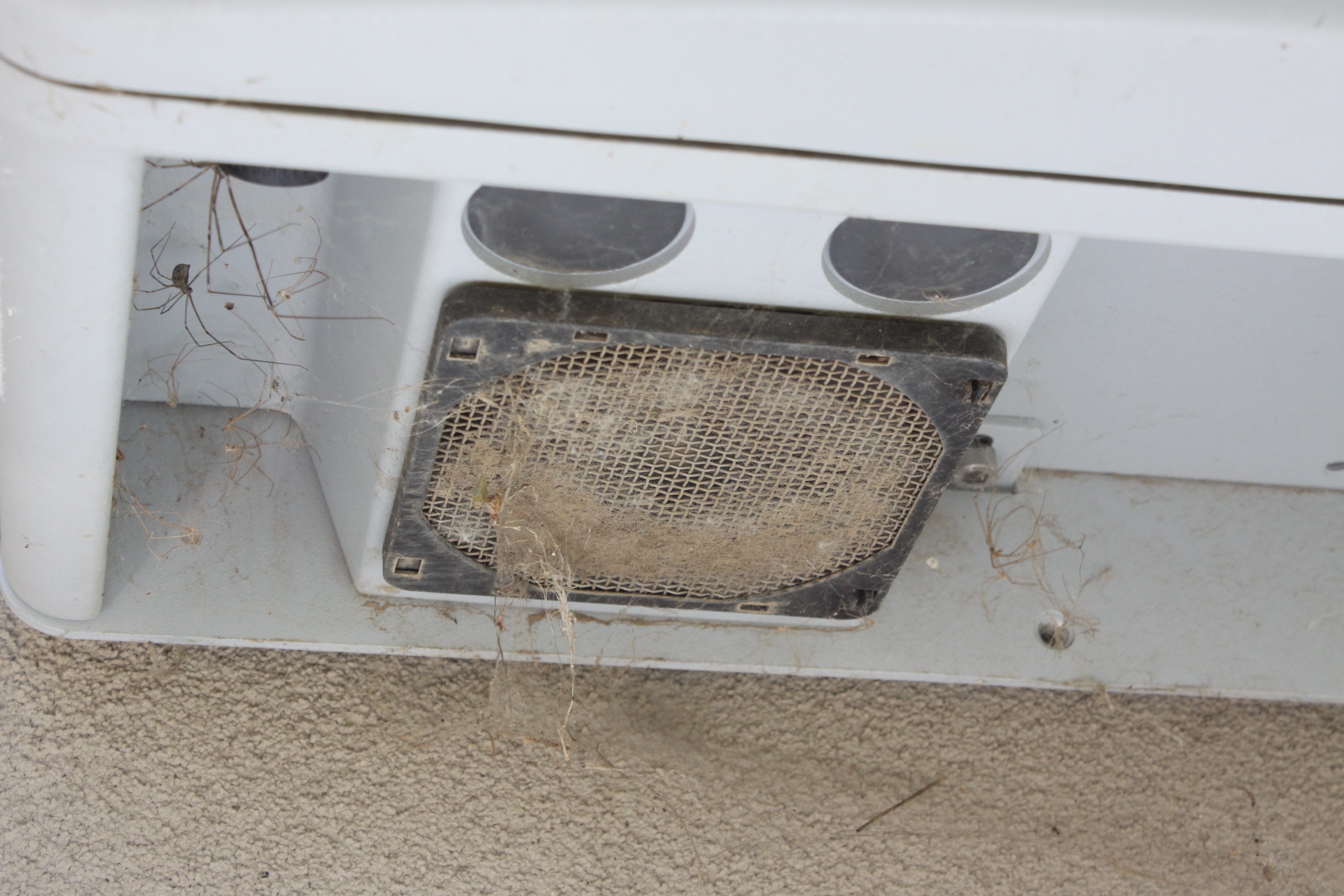 Example 2: Checking for debris on the inverter exhaust screen should be done routinely. 