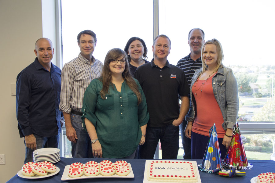 The customer marketing team at SMA America is excited for the launch of SMA Advance! 