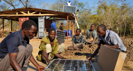 Solare Dorfstromversorgung in Malawi