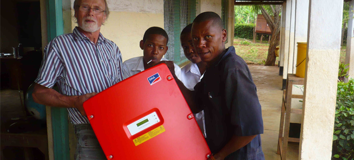 PV Schools students project in Tanzania