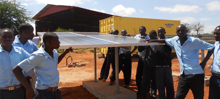 An eco-village for orphans in Kenya.