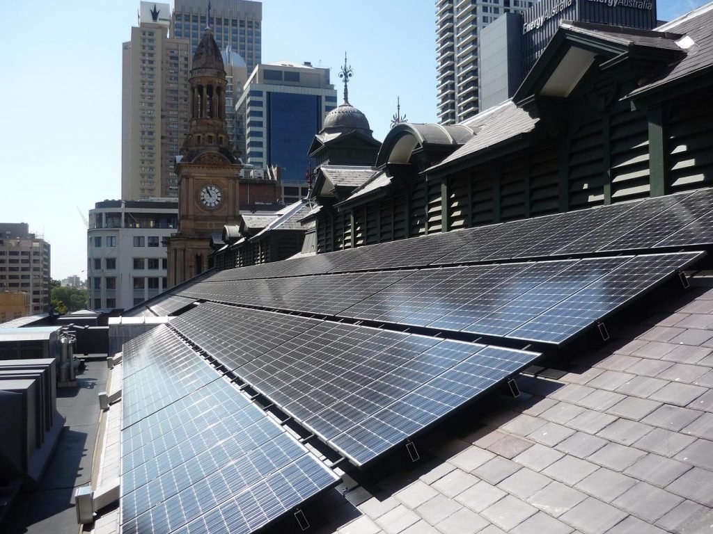 Sydney Town Hall 48kWp solar pv system
