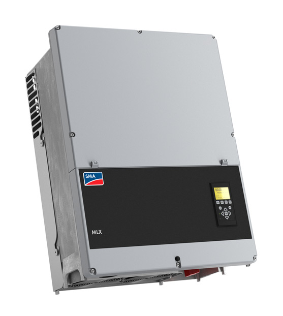 The MLX 60 is suitable for commercial solar systems. It is one of the new inverters which completes the SMA product portfolio