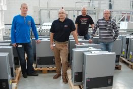 Promising partnership: my colleague Sven Lippert among service colleagues of Danfoss at his visit in Denmark this year. Promising partnership: my colleague Sven Lippert among service colleagues of Danfoss at his visit in Denmark this year.