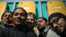 Happy moment selfie with the entire stakeholders after successfully commissioning of Sunny Islands 8.0.