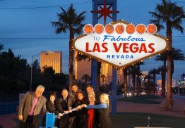Even the the “Welcome to Fabulous Las Vegas” sign is running with the Sunny Boy TL.