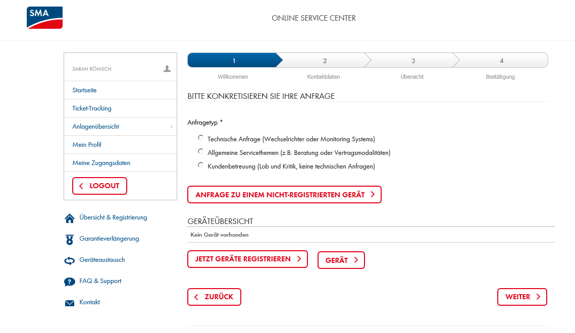 Im Gegensatz zu früher könnt ihr ab sofort eine Support-Anfrage stellen auch ohne eure Geräte zu registrieren - die Möglichkeit besteht aber natürlich weiter noch. Im Gegensatz zu früher könnt ihr ab sofort eine Support-Anfrage stellen auch ohne eure Geräte zu registrieren - die Möglichkeit besteht aber natürlich weiter noch.