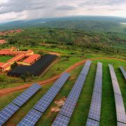 Dronenbild vom Solarpark