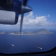 Blick auf St. Eustatius: Die Karibikinsel gehört zu den niederländischen Antillen.