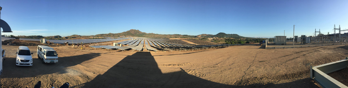 The largest decentralized PV park produces about 63.3 Megawatt electricity.  The largest decentralized PV park produces about 63.3 Megawatt electricity.