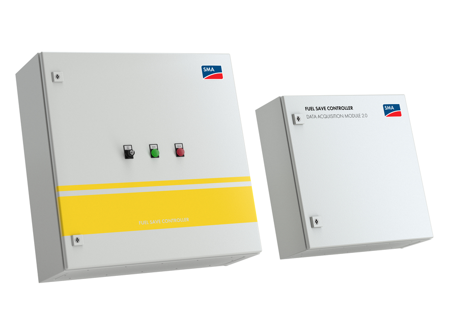 Fuel Save Controller (left) and Data Acquisition Module (right)