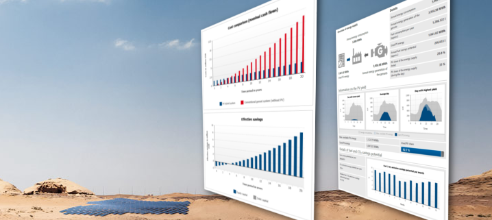 Solar hybrid system planning with Sunny Design