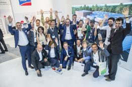 Italienische Besuchergruppe