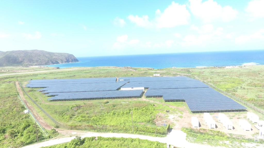 PV-Diesel-Hybrid system on the Carribbean island St. Eustatius.