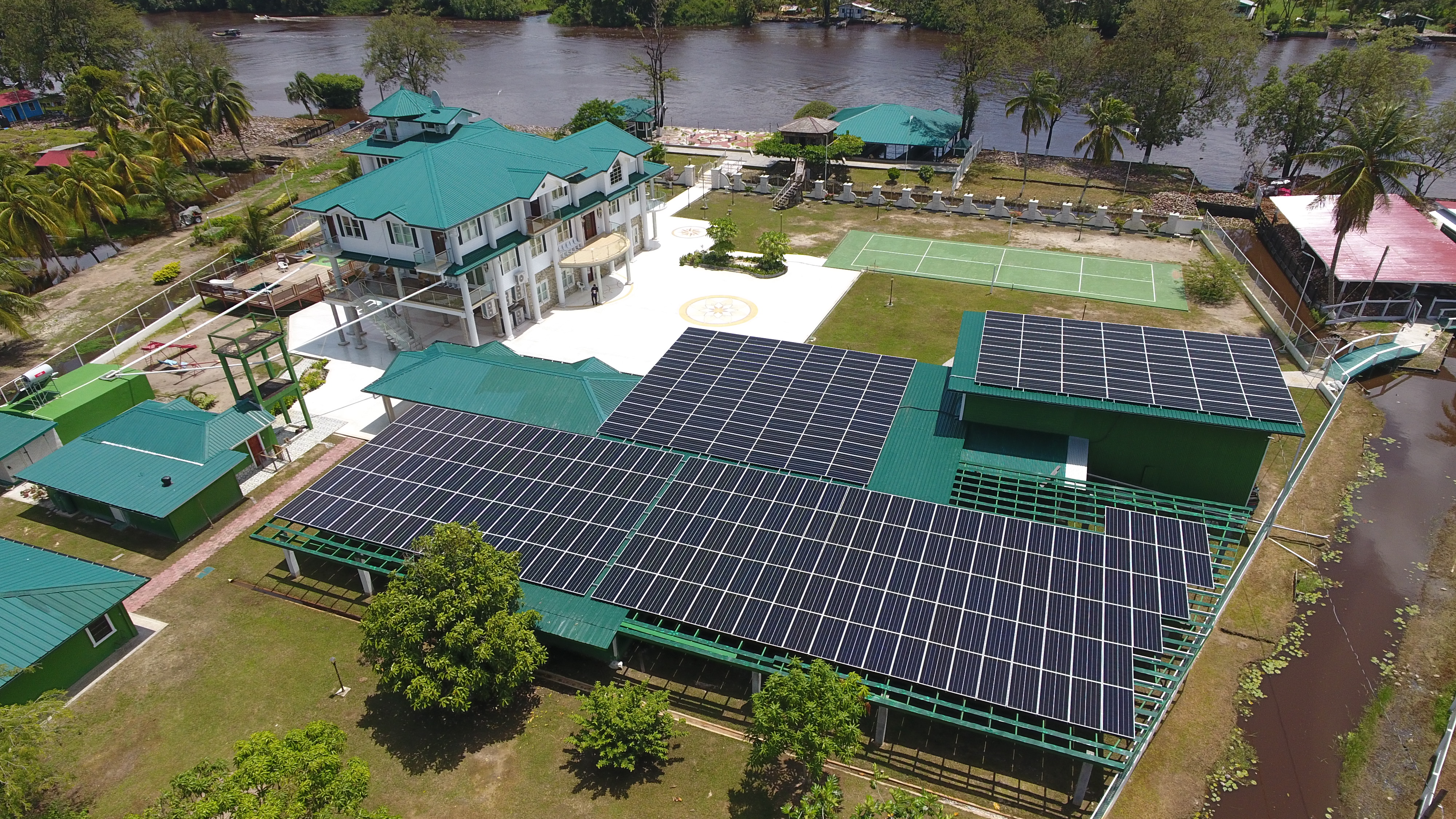 Solar Power Shreds Carbon Pollution at Coconut Processing Facility in Guyana