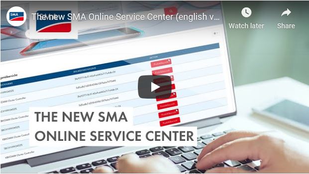 SMA Online Service Cemter Video
