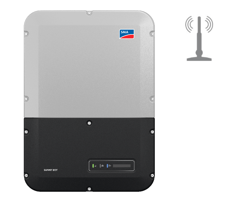 US Sunny Boy inverter with WiFi Network antenna