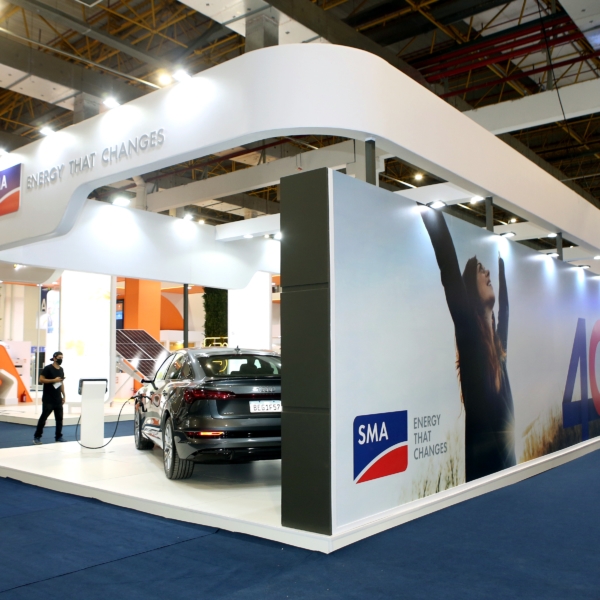 Audi, SMA presented an electric vehicle charging system
