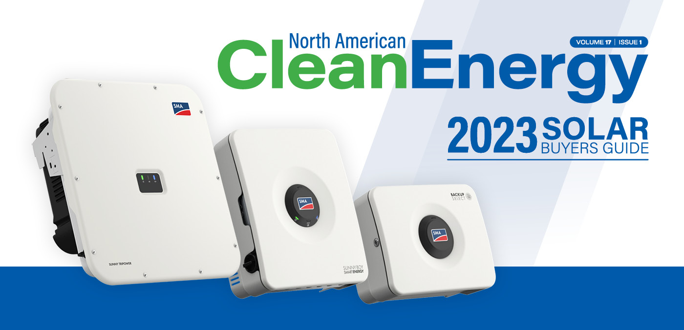 Two SMA Solutions Recognized in North American Clean Energy's 2023 Solar Buyers Guide