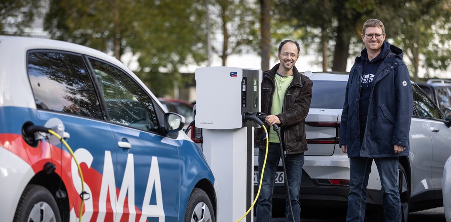 E-Mobilität bei SMA: Von der Steckdose zur Ladesäule