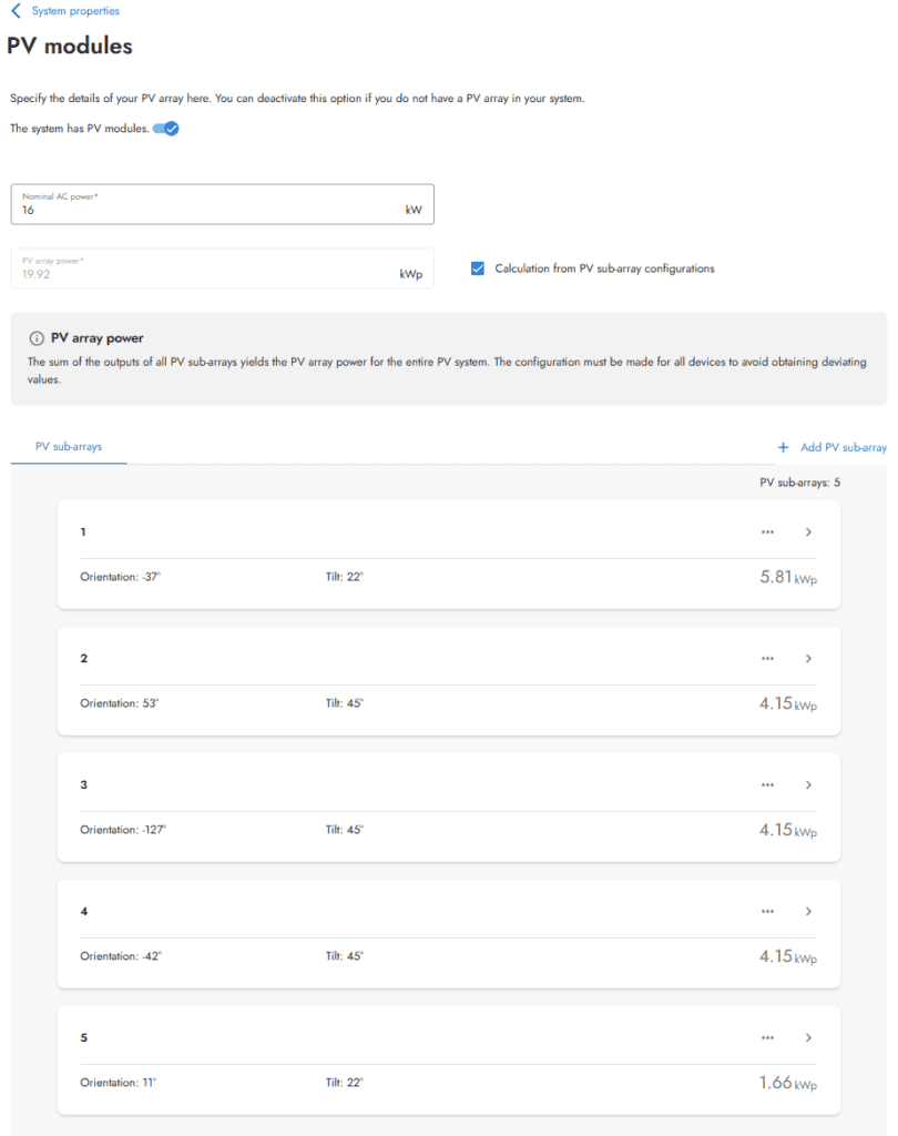 String configuration