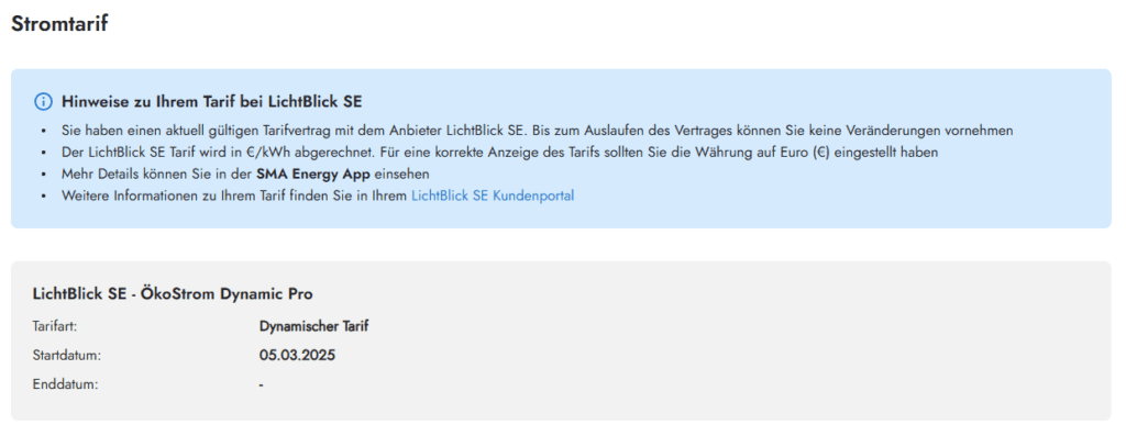 dynamischer Stromtarif